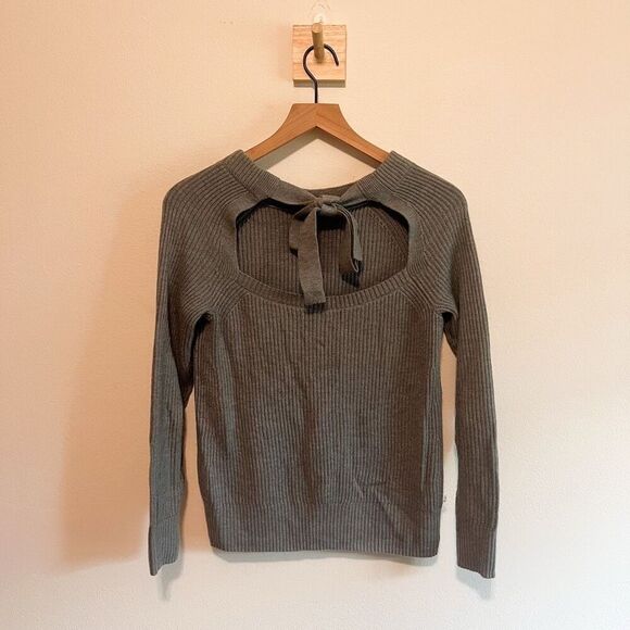 Banana Republic Wool Blend Tie Back Sweater Size XS - Picture 4 of 6